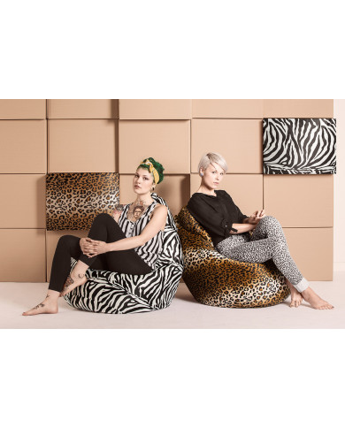 Pouf Poire Afro XL