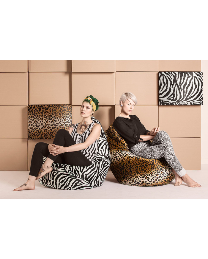Pouf Poire Afro XL