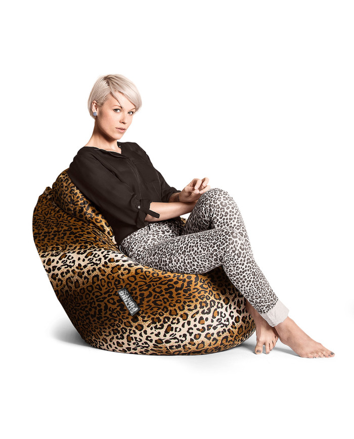 Pouf Poire Afro XL