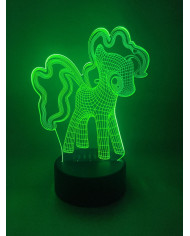 Lampe Led 3D Little Poney