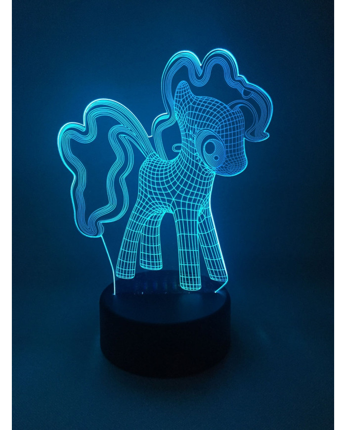 Lampe Led 3D Little Poney