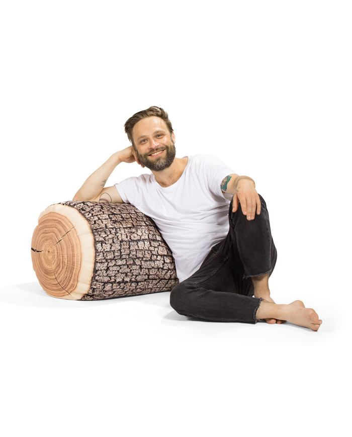 Pouf DotCom Wood XXL