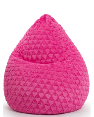 Pouf Fluffy Hearts XL