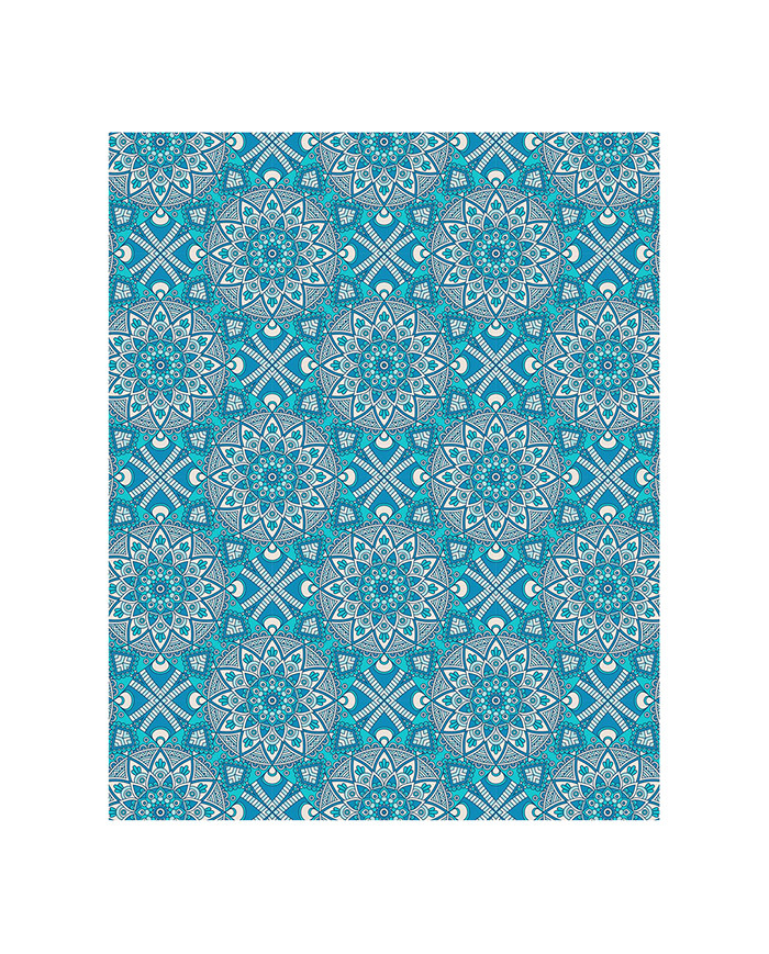 Mandala bleu